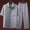 Shirts + Pants Summer  Cotton Linen Sportswear Men's Casual Sets Male Fashion Chinese Style Shirts and Trousers
