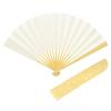 [Sin.] Shinpeido Plain Koza Fan, 7.5 Inches, Rakugo Fan, White Fan, 7.5 Inches, with Pouch