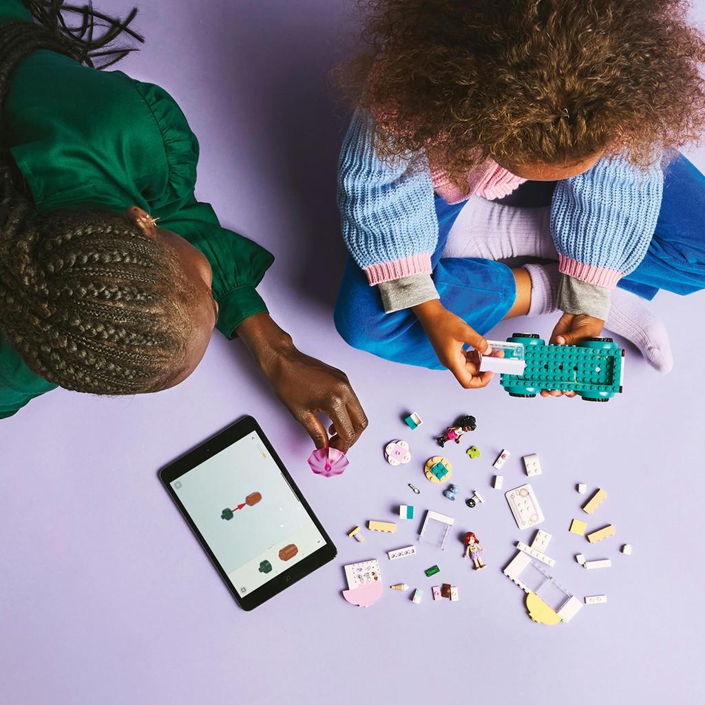 LEGO Friends Heartlake City Мороженое Грузовик Игрушка Подарок на День Рождения Блок Образовательный Мальчики Девочки Дети 4 года 5 лет 6 лет Ролевые игры