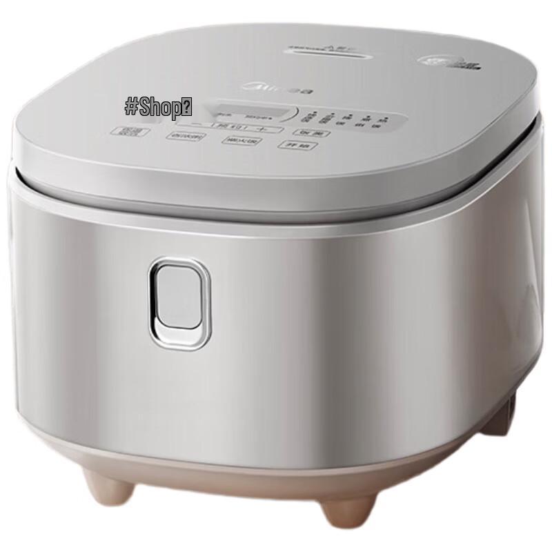 Midea Умная рисоварка 4 л с кастрюлей из нержавеющей стали 316L с покрытием 0