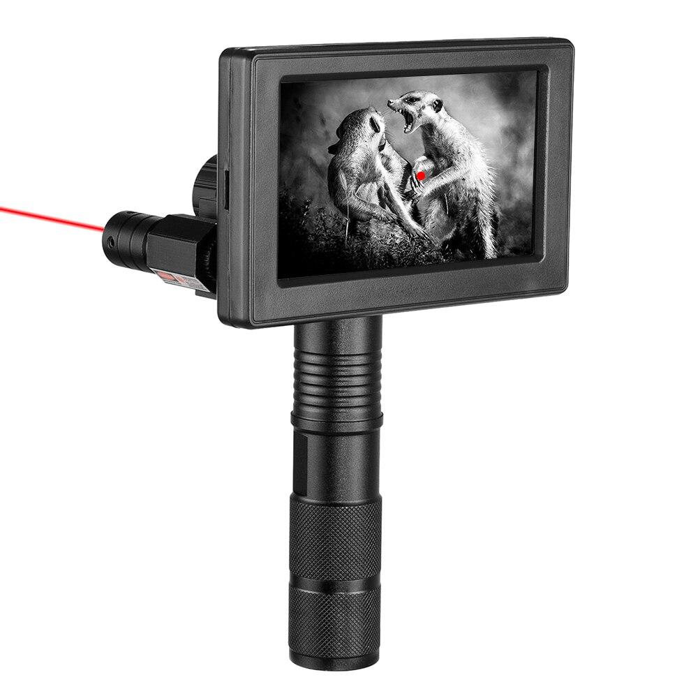 Ручные инфракрасные светодиоды ночного видения 850 нм + ИК-фонарик + камеры с лазерным прицелом, уличные водонепроницаемые камеры-ловушки для дикой природы A