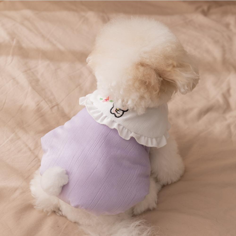 Pet Clothes Cute Rabbit Lapel Thickened Autumn and Winter Dog Clothes Cotton Coat