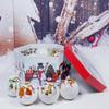 14 шт. в коробке, рождественские елочные подвесные шаровые украшения Navidad, новогодний шар, безделушка для рождественских украшений своими руками, шар с ремнями, детский подарок
