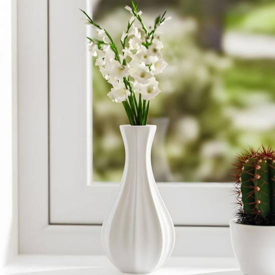 1 Набор Силиконовая форма для вазы для цветов своими руками Ручная работа Декоративная ваза Форма для литья из эпоксидной смолы Изготовление ваз Поделки Форма для гипса и цемента