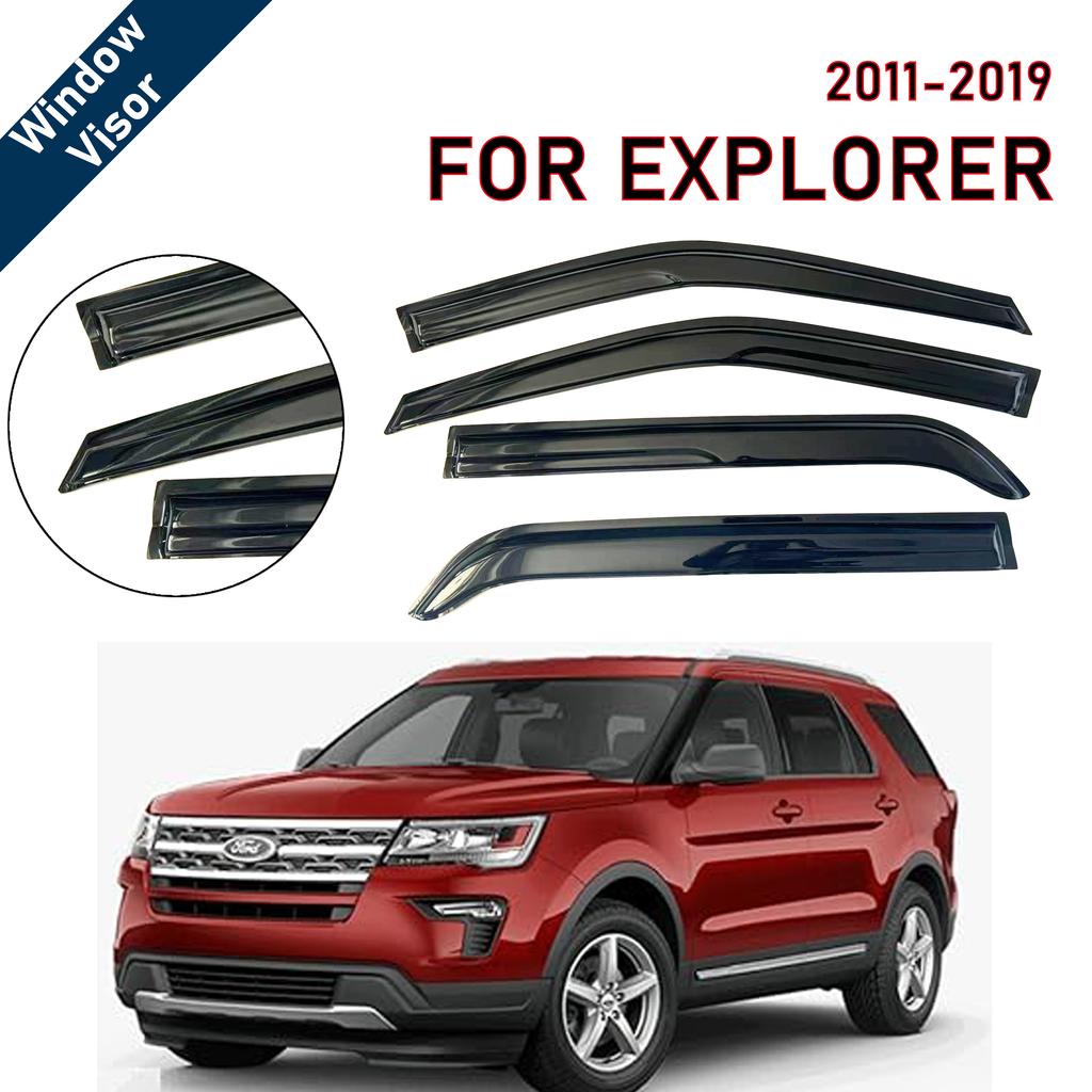 4 шт. солнцезащитных шторки для окон автомобиля последней модели для Explorer 2011-2019, дефлекторы окон ветровики дефлекторы окон дождевики на окна