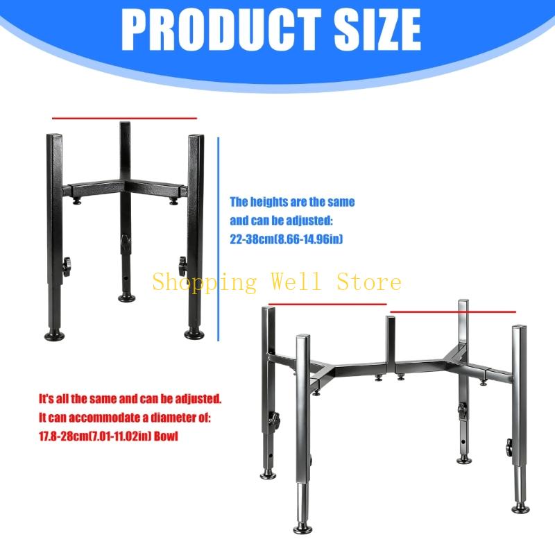 KX4B Прочность Углеродистая сталь Подставка для кормушек для домашних животных Регулируемая для собак разного размера