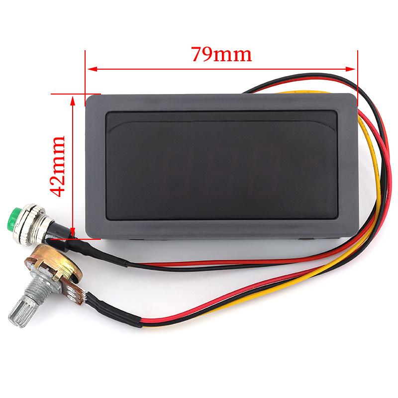 CCM5D Digital PWM DC Motor Speed Module DC6 12 24V Stepless Speed With Housing Display Duty‑Cycle Controller
