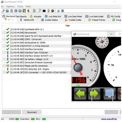 Новый диагностический инструмент OBD2 ELM327 USB V1.5 Пластиковый автомобильный кабельный интерфейс OBDII CAN-BUS считыватель кодов ELM 327 1.5 Подключение к ПК