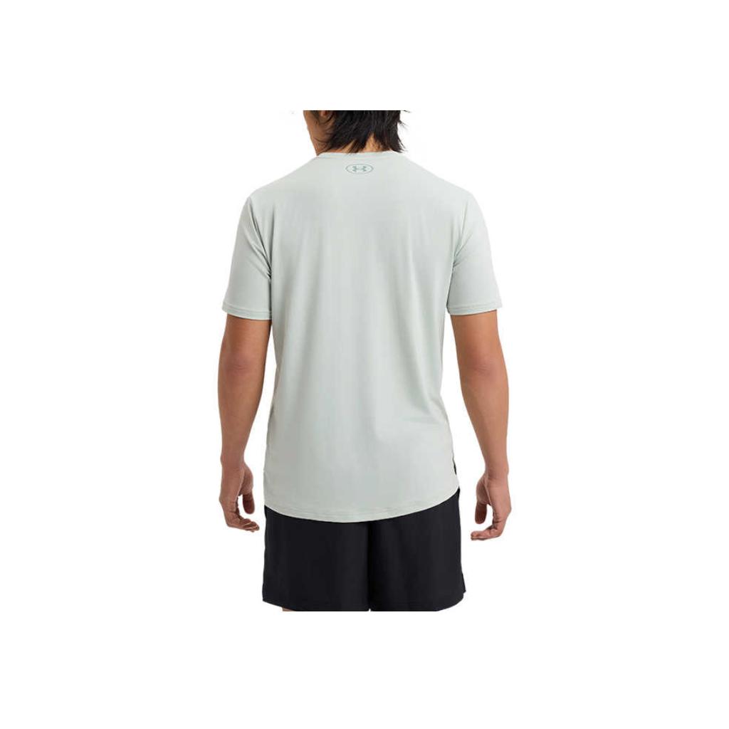 Under Armour Vanish Energy Logo Athletic Удобная Модная Дышащая Футболка с Коротким Рукавом Мужские топы Водородно-зеленый 1389136-377