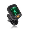 ALLVD Guitar Tuner Clip Tuner Tuning Meter Tuner High Precision for Auto Power Off Clip-on Guitar/Ukulele/Violin/Bass (Black)