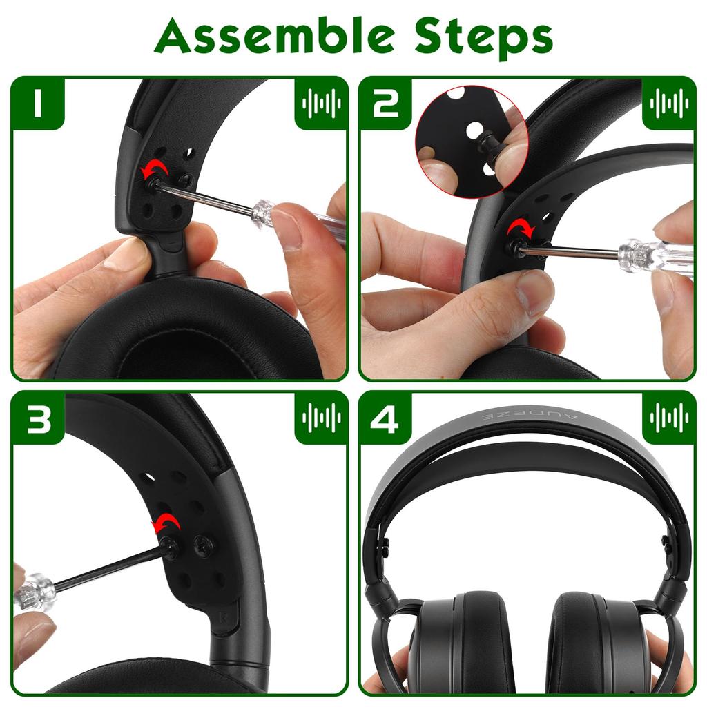 Geekria Compatible Headphone Headband Silicone Pads Replacement for Audeze Maxwell Wireless Gaming (Black)