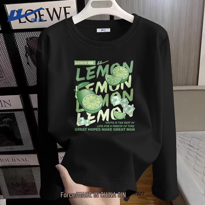 Женская футболка Warrior, весна 2026, из чистого хлопка, с длинным рукавом