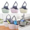 Home Storage Kitchen Sink Holder Racks Drain Basket Adjustable Soap Sponge Shelf Hanging Drain Basket Bag Kitchen Accessories