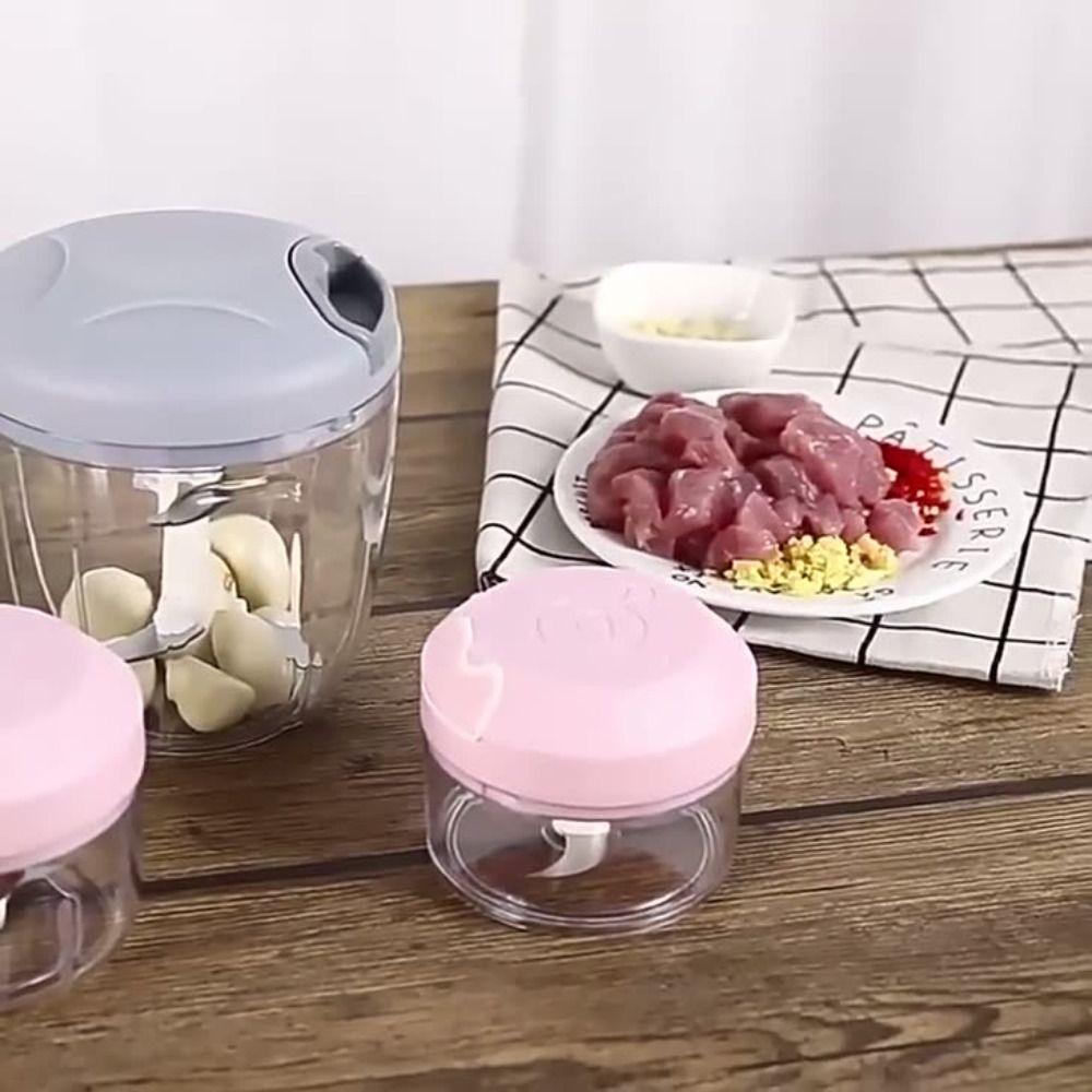 PP Хранение Ручной Измельчитель Пищевых Продуктов 500/900 МЛ Ручная Мощная Мясорубка Новый Чеснок Блендер Овощи Фрукты