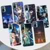 Sword Art Online Kirito Asuna Phone Case For Xiaomi Redmi 10 10C 10A 9T 9C 9A 9 Prime 8 8A 7 7A 6 6A K20 K30 K40 Pro S2 Fundas C