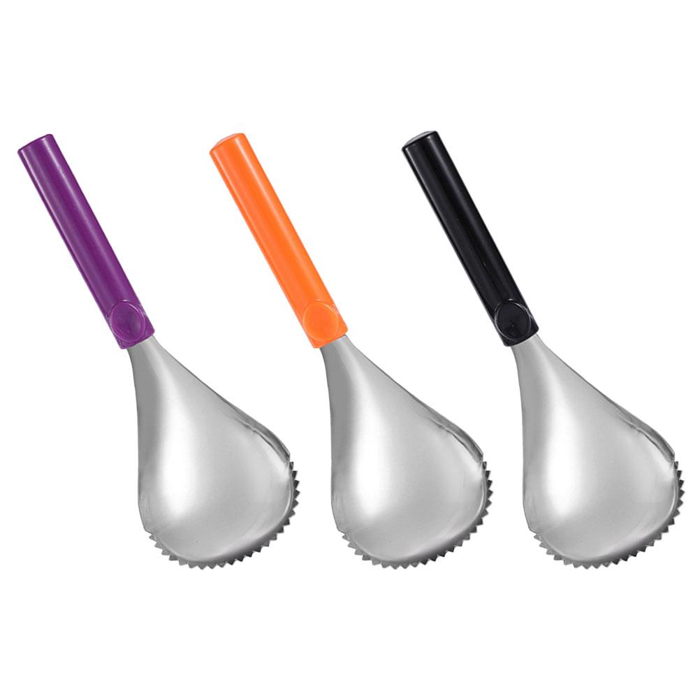 3 шт. совок для тыквы и сепаратор мякоти ручной вырезатель для кухонных принадлежностей зубчатый съемник из нержавеющей стали ПП для малышей