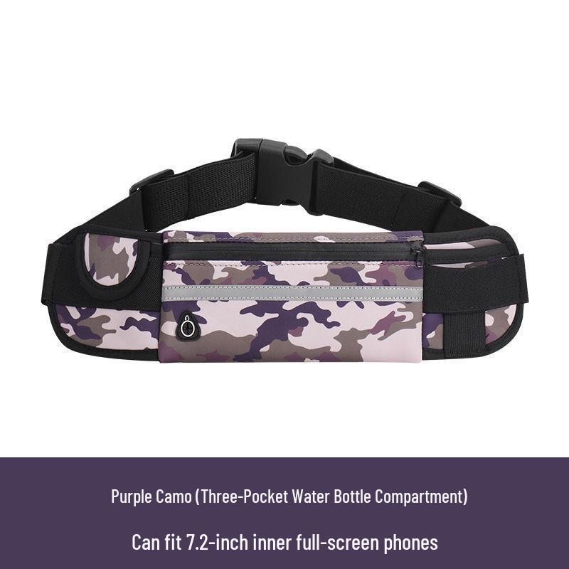 Водонепроницаемая многофункциональная поясная сумка для бега для мужчин и женщин - износостойкая, большой вместимости для телефонов и наличных