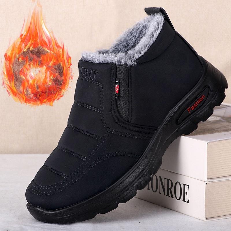 Unisex Boots Winter Shoes Waterproof Snow Boots Casual Shoe Plush Footwear Ankle Boots