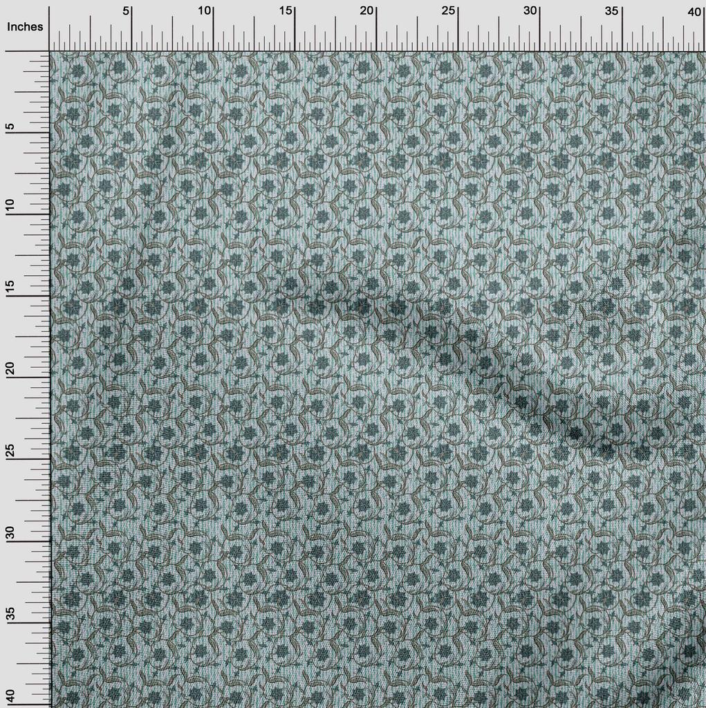oneOone Ткань Cotton Flex Dusty Teal Green, батик, стеганые принадлежности, принт, швейная ткань по ярдам, 40 дюймов