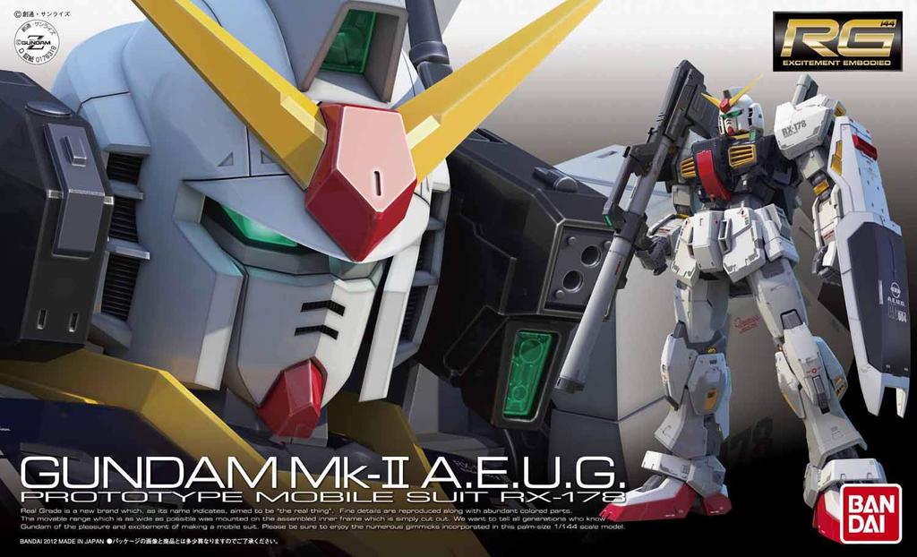 RG Mobile Suit Zeta Gundam Gundam AEUGO Specification Scale Plastic Model RX-178 Mk-II 1/144 Color-coded