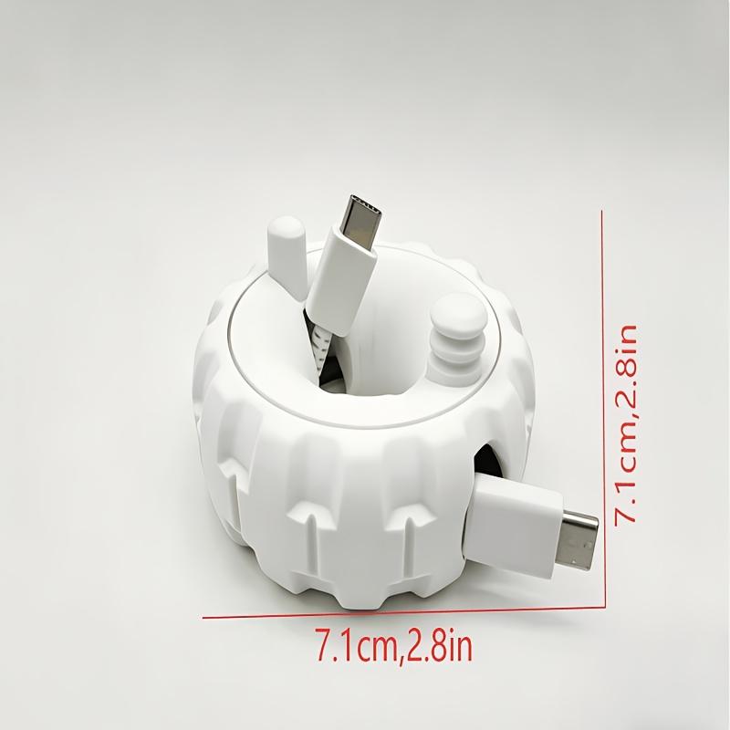 Органайзер для кабелей, намотчик шнуров, портативный держатель для кабелей, держатель для USB-кабеля, управление кабелями в путешествии, органайзер для зарядного кабеля Type C
