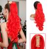 Синтетические длинные волнистые накладные волосы для хвостиков, накладные волосы для женщин