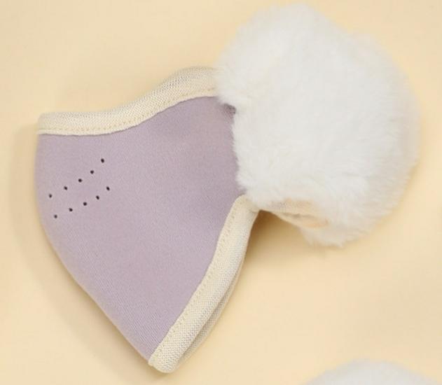 Детская зимняя защитная маска и наушники - ветрозащитные, толстые, плюшевые, для мальчиков и девочек