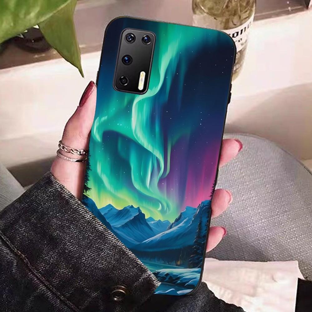 Красивый чехол для телефона с Северным сиянием Для Huawei P 8 9 10 20 30 40 50 Pro Lite Psmart Honor 10 Lite 70 Mate 20lite