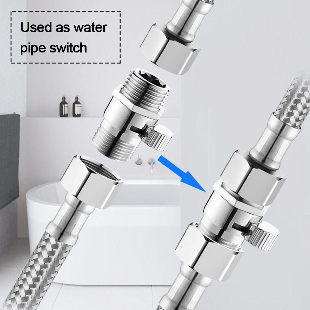 Bathroom Shower Brass Junction Shut-off Angle Valve Water Flow Control Valve Diverter Valve