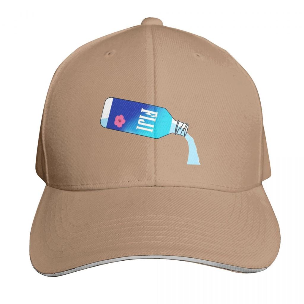 Fiji water pouring out Baseball Cap Fishing cap beach hat Beach Designer Hat Boy Womens