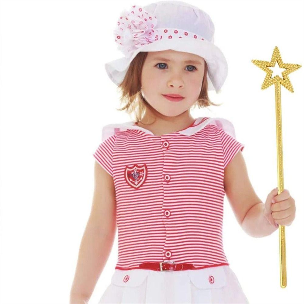 Golden Silver Princess Sticks Role-playing Star Wand Cosplay Props Fairy Wand Girls Costume