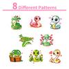 5500 Sheets/roll Cartoon Snake Cute Style Laptop Car Stickers Hand Curtain Decoration Sealing Stickers