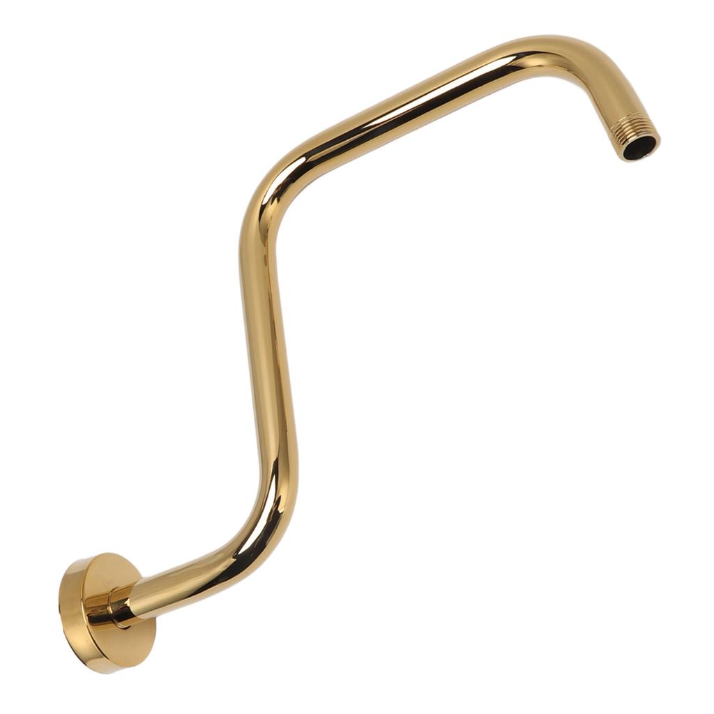 Shower Extension Arm Stainless Steel High Rise Shower Arm with Flange Wall Mounted Shower Head