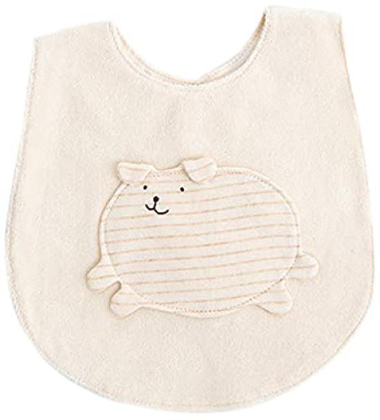 Pompkins BABY Органический Хлопок Слюнявчик и Собака Сделано в Японии Y-1083 100% (Кролик, Медведь, Серия) - (Собака (В полоску))