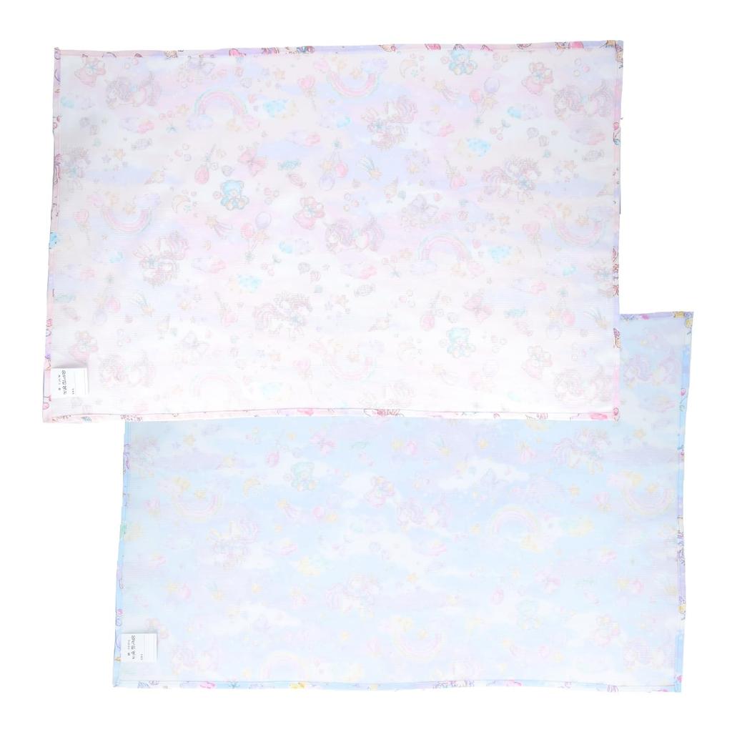 KIYOHARA Large Set of 60cm x Colorful Unicorn Pink and Girls' Placemats, 2, 40cm, Design, Blue, MOW163-LD