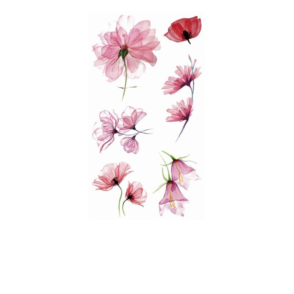 Waterproof Temporary Tattoo Sticker Anti Sweat Petal Tattoo Sticker  Chest