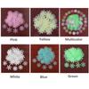 Bedroom Dormitory Decoration Christmas Stickers Wall Stickers Fluorescent 3D Luminous Snowflake