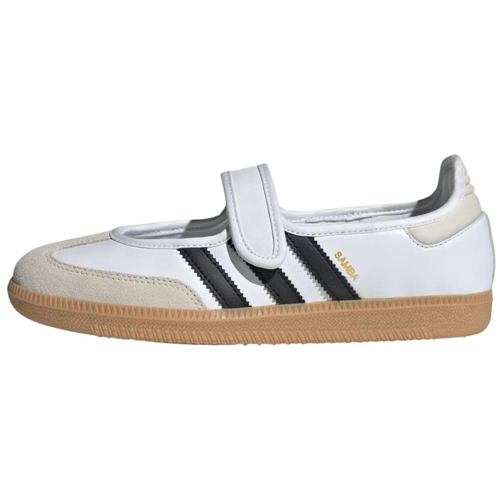 Adidas Samba Jane White Black Gum Women Sneakers Footwear-White Alumina Core-Black JR1402
