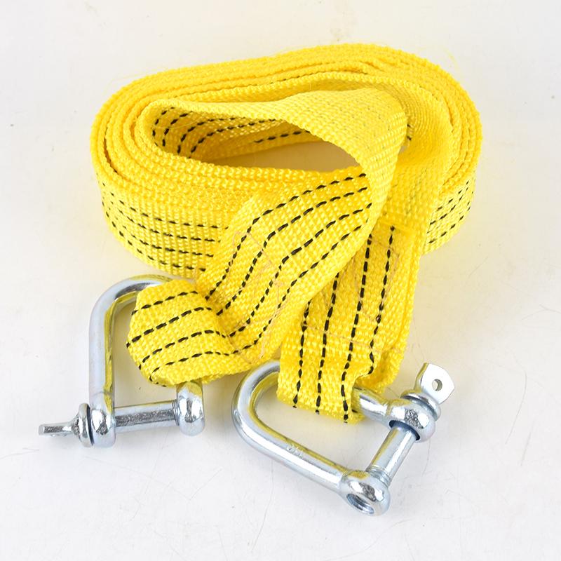 Heavy-Duty Off-Road Tow Rope with Hooks for Trucks and Trailers