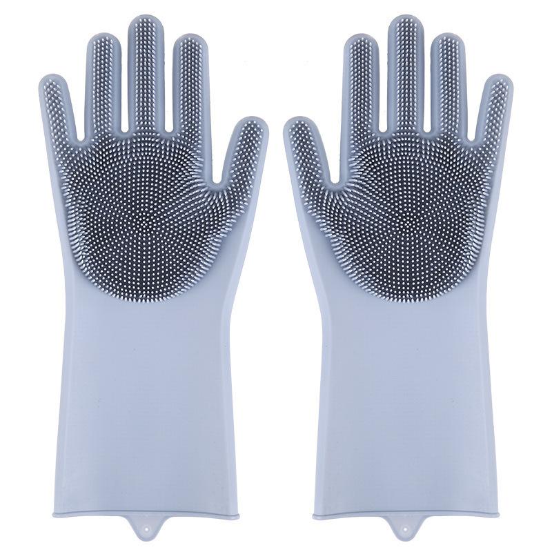 Чистящие перчатки для ухода за домашними животными, шампунь для купания, перчатки для собак и кошек, скребок, волшебное средство для мытья посуды, губка, силиконовая перчатка для удаления волос