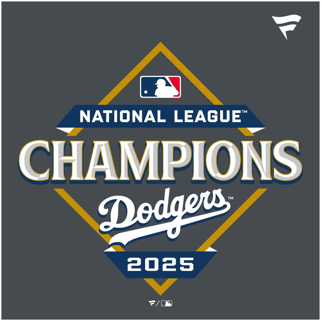 [Fanatics] Fanatics 2025 MLB Постсезон NL LCS Лос-Анджелес Доджерс Футболка из раздевалки Детская ML25AS166J СЕРЫЙ (ГРИ)