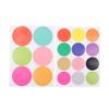 10 листов Круг в горошек Офис Класс Вечеринка Украшение Игрушки Украшение для дневника Маркировочная наклейка 6-45 мм Цветные точечные наклейки