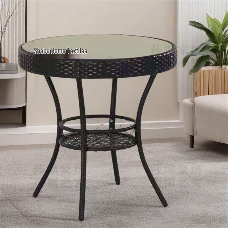 Элегантное водонепроницаемое плетеное кресло из ротанга ручной работы - Утолщенное, высококачественный дизайн для дома