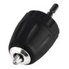 Upgraded Quick Change 1/4-Inch Hex Shank 0.8-10mm Clamping Capacity Keyless Drill Chuck Screwdriver to Drill Converter