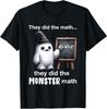 They Did The Monster Math Yeti Funny Halloween Teacher T-Shirt