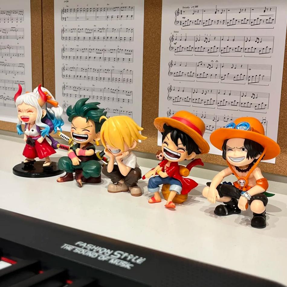 Горячая Распродажа 5 шт./комплект Фигурка Аниме One Piece Луффи Зоро Санджи Эйс Ямато Фигурка Большой Смех Луффи ПВХ Модель Кукла Коллекция Игрушка Подарки