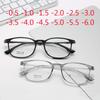 Овальная оправа Рецептурные очки Новые оптические очки для близорукости -0.5 -1.0 -1.5 -2.0 -2.5 -3.0 -3.5 -4.0 -4.5 -5.0 -6.0