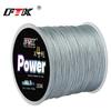 FTK 120 м PE плетеная леска 8-100 фунтов 0,1-0,4 мм 4-х прядная мультифиламентная леска PE