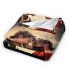 Heated Rivalry Blanket Flannel Canadian TV Show Super Soft Throw Blankets for Outdoor Travel Bedspread
