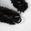 Punk Leather Fur Belt Spicy Girl Y2K Waistband Fashion Plush Belt  Dress Decoration